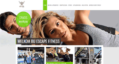 Desktop Screenshot of escapefitness.be