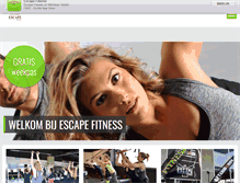 Tablet Screenshot of escapefitness.be